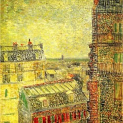 View of Paris from Vincent s Room in the Rue Lepic by Van Gogh